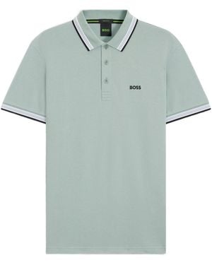 BOSS Cotton Polo Shirt - Blue