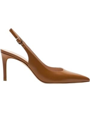 Stuart Weitzman Stuart Power Slingback 75 - Brown
