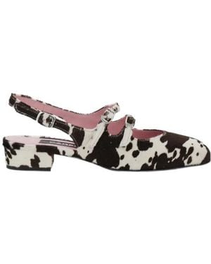 CAREL PARIS 25Mm Peche Slingback Flats - Black