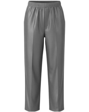 Jil Sander Elastic Waist Casual Trousers - Grey