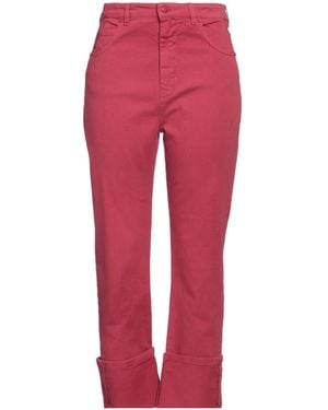 Max Mara Straight-Leg Jeans - Red