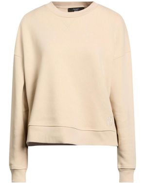 Weekend by Maxmara Solid-Color Fleece Long-Sleeve Top - Natural