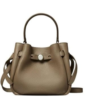 Tory Burch Romy Mini Bucket Bag - Brown