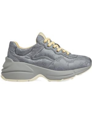 Gucci Gg Rhyton Sneakers - Gray