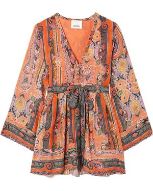 Isabel Marant Morgane Mini Dress - Orange