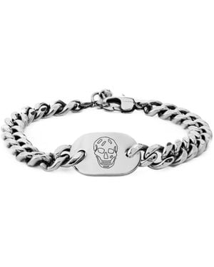 McQueen Chain Bracelet - White