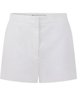 Fendi Lightweight Linen Shorts - White