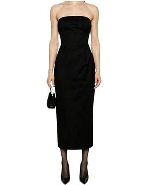 Magda Butrym Off Shoulder Dress - Black