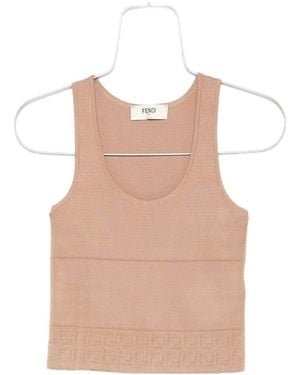 Fendi Sleeveless and tank tops for Women | Online Sale up to