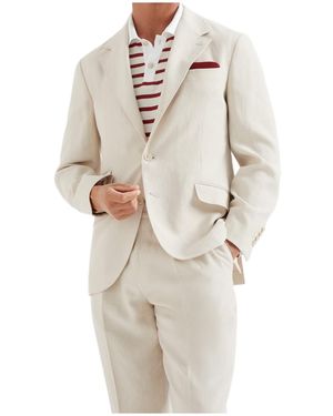 Brunello Cucinelli Cavallo Blazer - White