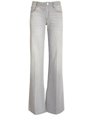 Ami Paris Horn Denim Pants - Gray
