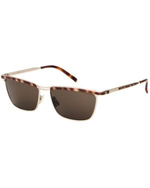 Saint Laurent Rectangle Sunglasses - White