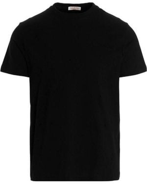 Valentino Embossed Logo T-Shirt - Black