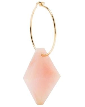 Aliita 18Kt Rombo Opal Earring - White