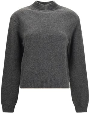 Jacquemus La Maille Crewneck Knitted Jumper - Grey