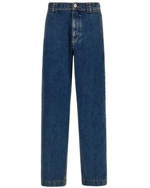 Ferragamo Ferragamo Straight-Leg Workwear Jeans - Blue