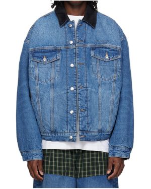 Alexander Wang Long-Sleeve Denim Jacket - Blue