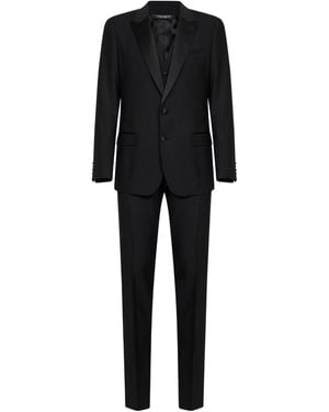 Dolce & Gabbana Single-Breasted Tailored Suit - Black