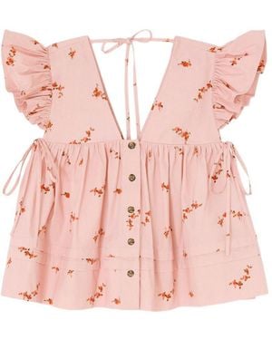 Ganni Blouse - Pink