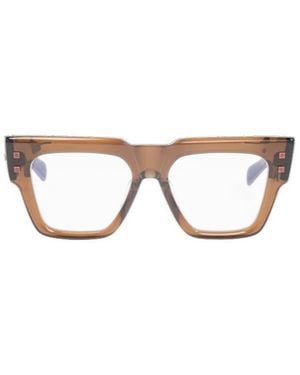 Balmain Eyewear Square Frame Glasses - Multicolor
