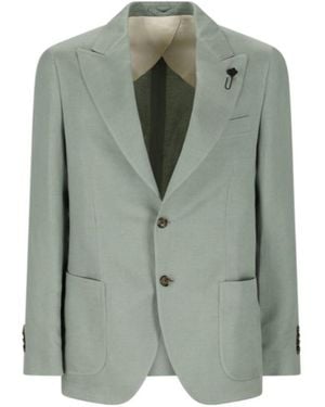 Lardini Patch-Pocket Jacket - Green