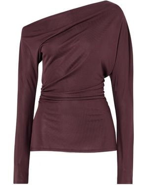 TOVE Blake Draped Top - Purple
