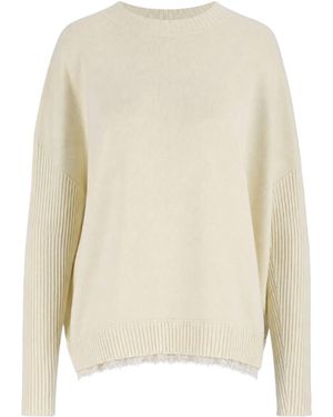 Ermanno Scervino Crew-Neck Knit Top - White