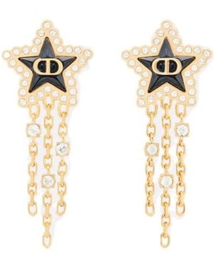 Dior Petit Cd Lucky Baroque Earrings - Metallic