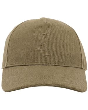 Saint Laurent Cassandre Baseball Cap - Green