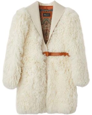 Loro Piana Belt Detail Fur - White