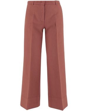 Ql2 Melodyd Wide Leg Trousers - Red