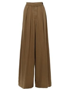 Dries Van Noten Button-Up Casual Trousers - Natural