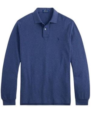 Polo Ralph Lauren Long-Sleeve Polo Shirt - Blue