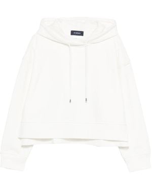 Sportmax Long-Sleeve Hoodie - White