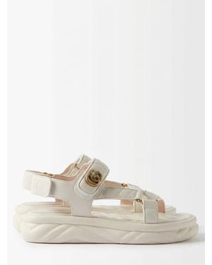 Gucci Double G Sandals - White