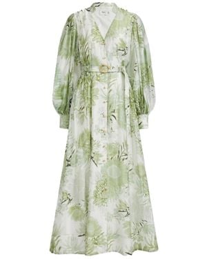 Aje. Long Sleeve Dress - Green