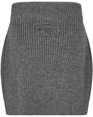 Givenchy Fluid Midi Skirt - Gray