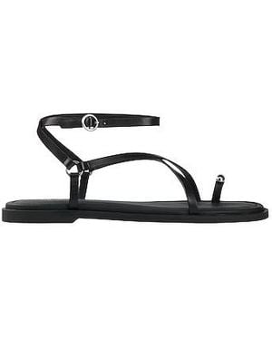 Rag & Bone Minimal Embellished Leather Sandals - White