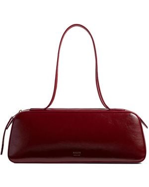 KHAITE Simona Zipped Shoulder Bag - Red