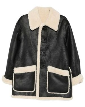 DUNST Faux-Leather Jacket - Black