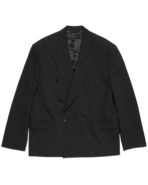 Acne Studios Pinstriped Blazer - Black