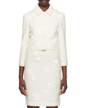 ShuShu/Tong Long-Sleeved Casual Jacket - White
