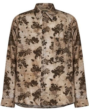 Uma Wang Long-Sleeved Shirt - Brown