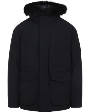 Moose Knuckles Long Sleeve Down Jacket - Blue