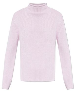 Lisa Yang Sylvan High-Neck Jumper - Pink
