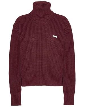 ROTATE BIRGER CHRISTENSEN Roll-Neck Jumper - Red