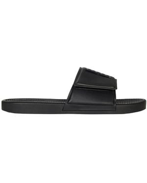 Givenchy 4G Emblem Flat Sandals - Black