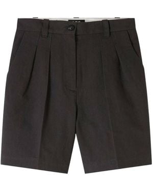 A.P.C. Belt Loop Shorts - Black