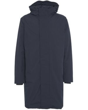 Save The Duck Hooded Parker Coat - Blue