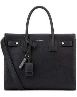 Saint Laurent Sac De Jour Tote Bag - Black